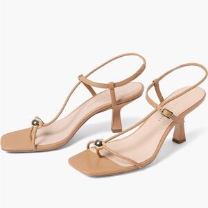 Loeffler Randall Triana Strappy Sandals 7.5 Dune